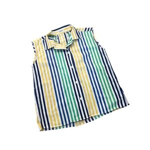 Esprit Vibrant Striped Sleeveless Shirt